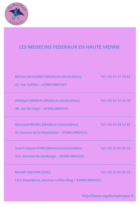 Médecins Fédéraux Haute Vienne ABP