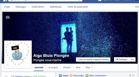 Facebook Aiga Bluia Plongée